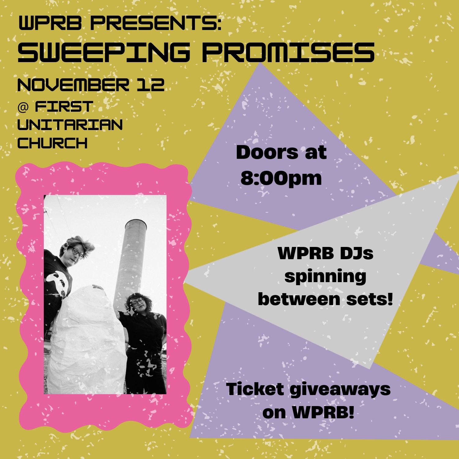 WPRB Presents: Sweeping Promises at First Unitarian Church